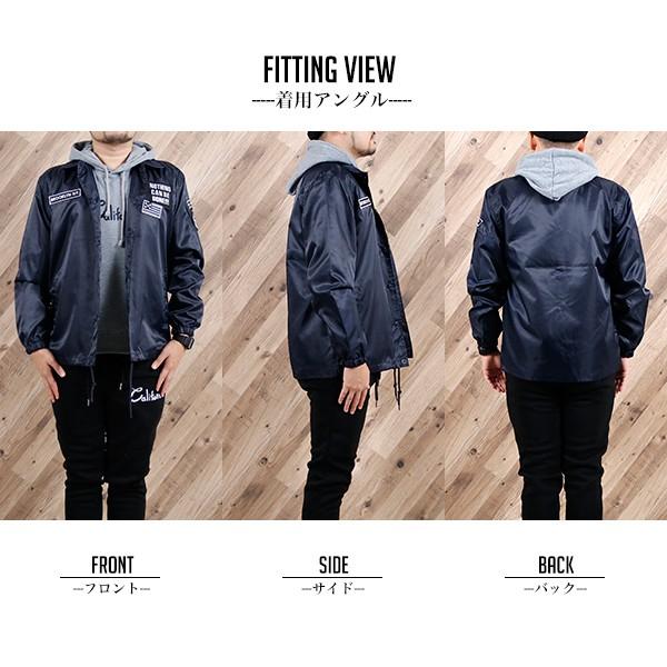 コーチジャケット メンズ 長袖 ナイロン ジャケット Jkt ストリート ウィンドブレーカー 無地 秋 冬 作業着 メール便のみ送料無料3 S Jkt ディライト 通販 Yahoo ショッピング