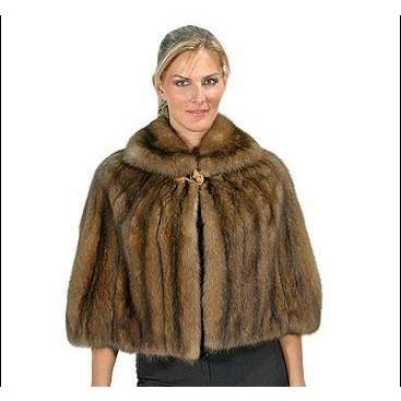 ロシアンセーブルヤーンケープストール ロシアンセーブル ヤーンケープ