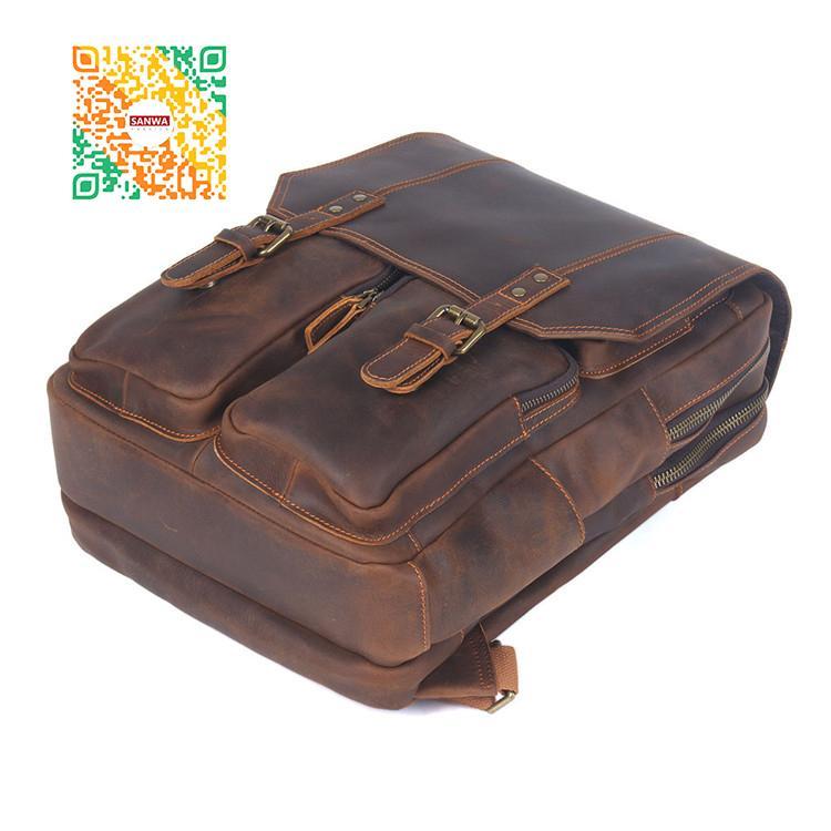 リュック　メンズ　リュックサック 本革　牛革　デイパック　ビジネス　バックパック　レザー　通勤通学　旅行　出張　アウトドア　自転車鞄　カバン　男女兼用 iPad 人気