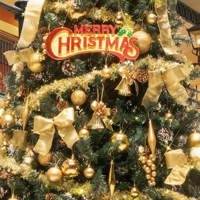 クリスマスツリー　ライト付き ストア・エキスプレス クリスマスツリー ledライト 北欧_デラックス