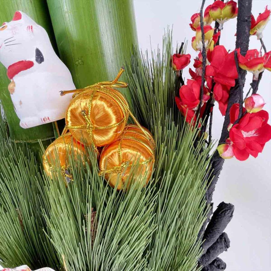 ストア・エキスプレス 門松 正月飾り 造花 門松作り_彩竹門松 高