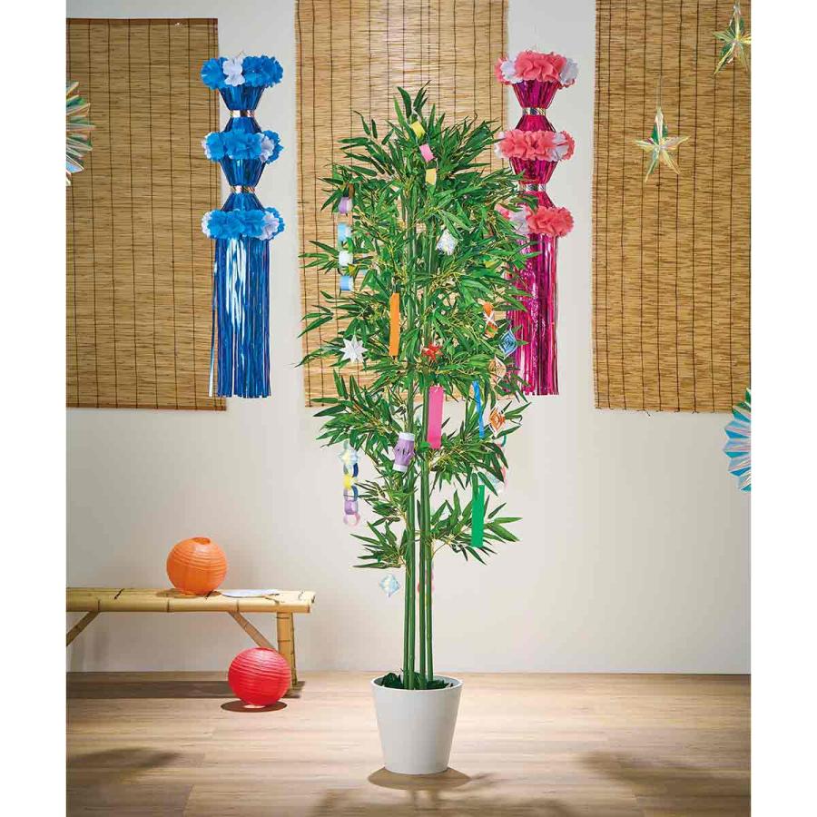 IKEA 人工観葉植物 フェイクグリーン 竹 笹 七夕飾り IKEA 180㎝ ストア・エキスプレス 七夕 笹 観葉植物 フェイクグリーン 鉢植え_【2