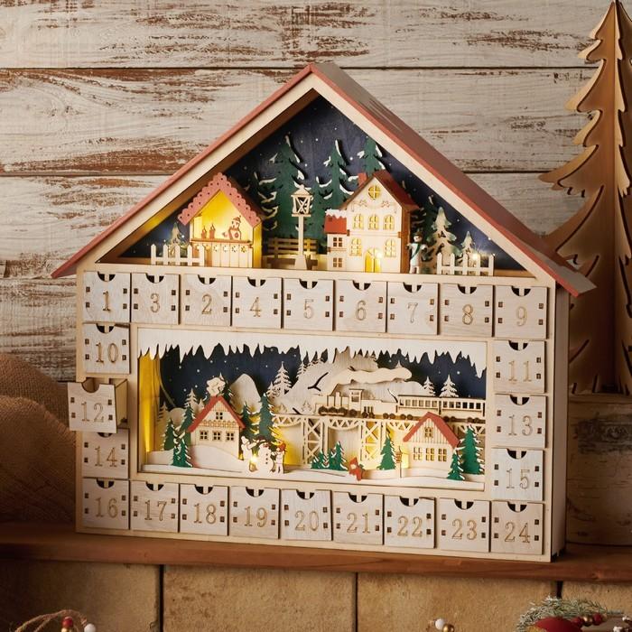 ストア・エキスプレス クリスマス 飾り 飾り付け 装飾_木製LED