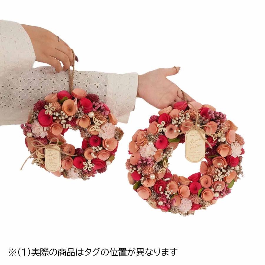 ストア・エキスプレス リース 花 玄関 造花_【直径24cm】母の日