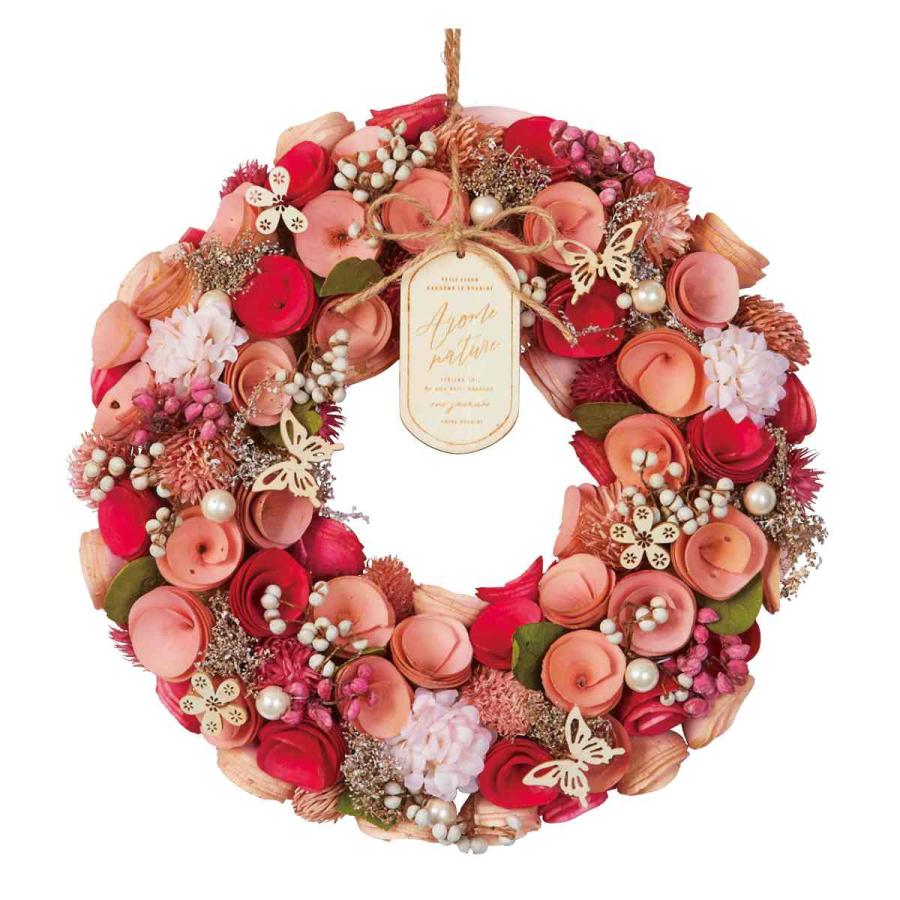 【専用】フラワーリース 4点 早秋11.12.13.14 玄関リース 造花 ストア・エキスプレス リース 花 玄関 造花_【直径32cm】母の日