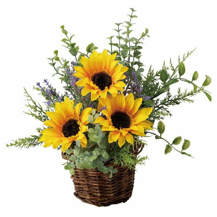 造花 ひまわりアレンジ Citsolar Mx