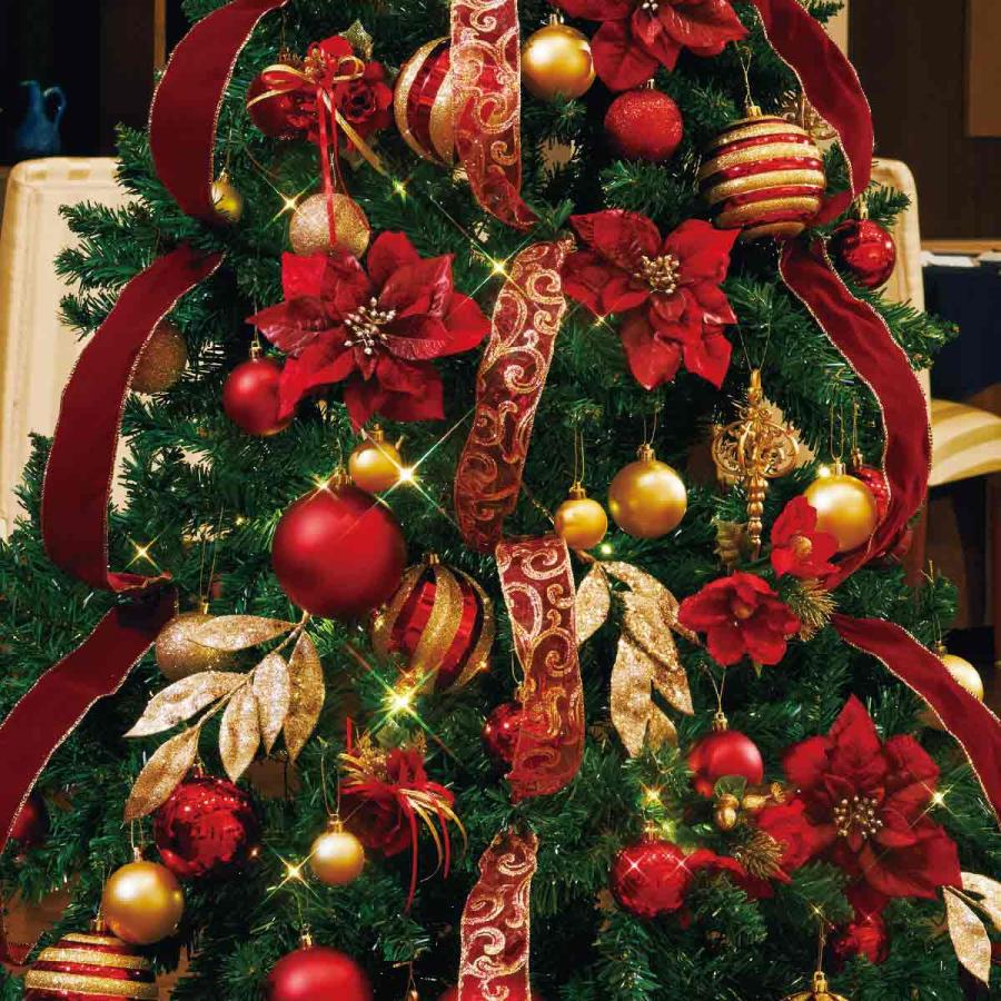 180cm LEDクリスマスツリー クリスマスツリー ツリー 180cm LEDライト付き ドイツトウヒ ヌード