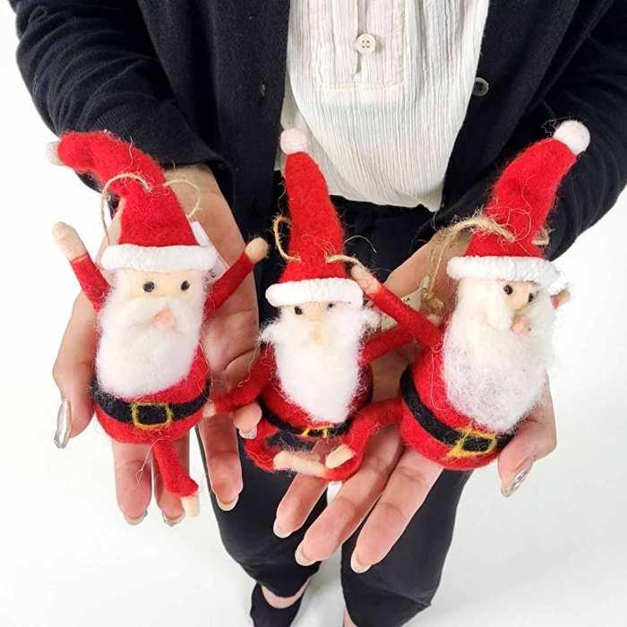 ストア・エキスプレス クリスマス 飾り 飾り付け 装飾_フェルトサンタ