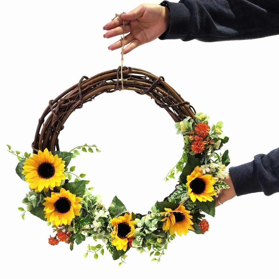 ストア・エキスプレス リース 花 玄関 造花_【直径50cm