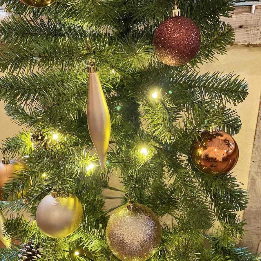 ポットクリスマスツリー LEDライト付き ストア・エキスプレス クリスマスツリー ledライト 北欧_