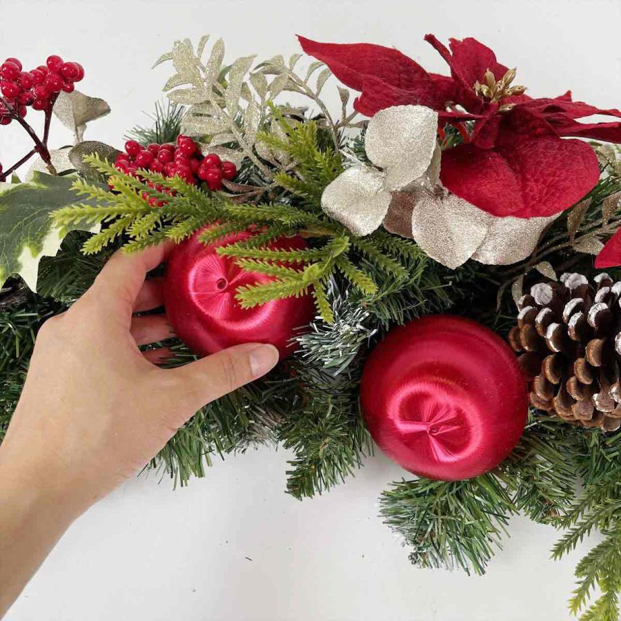 ストア・エキスプレス ガーランド おしゃれ 飾り 装飾_ポインセチア