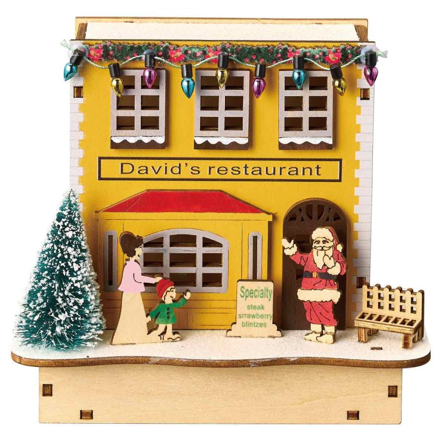 ストア・エキスプレス クリスマス 飾り 飾り付け 装飾_LEDウッドハウス