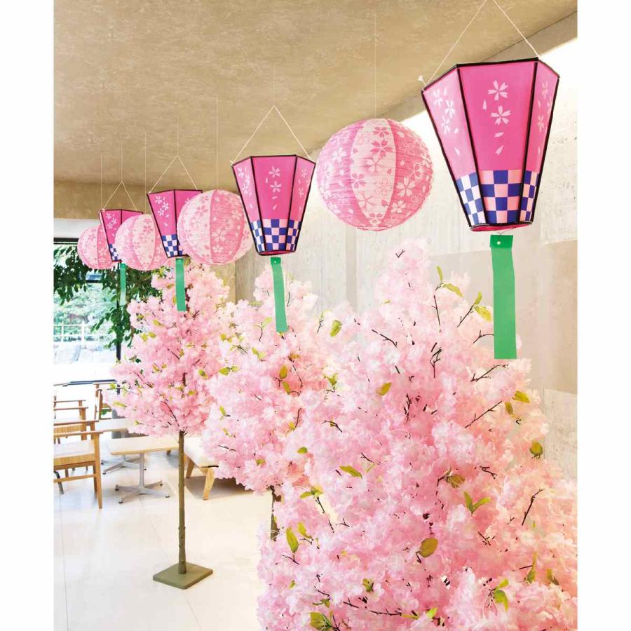 桜 さくら サクラ フェイクグリーン_ボリューム桜立ち木 高さ200cm 1台_53-3-1-3_8725-2924の画像
