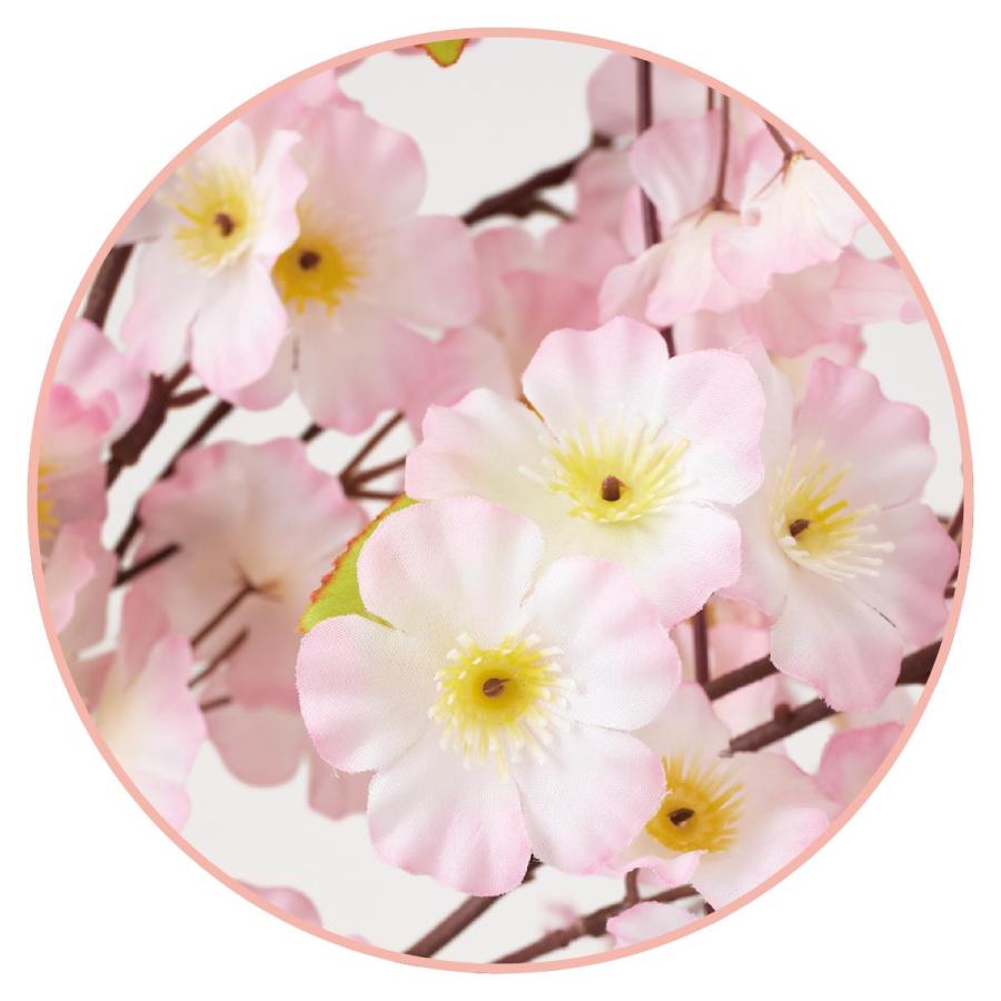 桜 さくら サクラ フェイクグリーン_しだれ桜立ち木 高さ150cm 1台_53-3-4-2_8186-544の画像