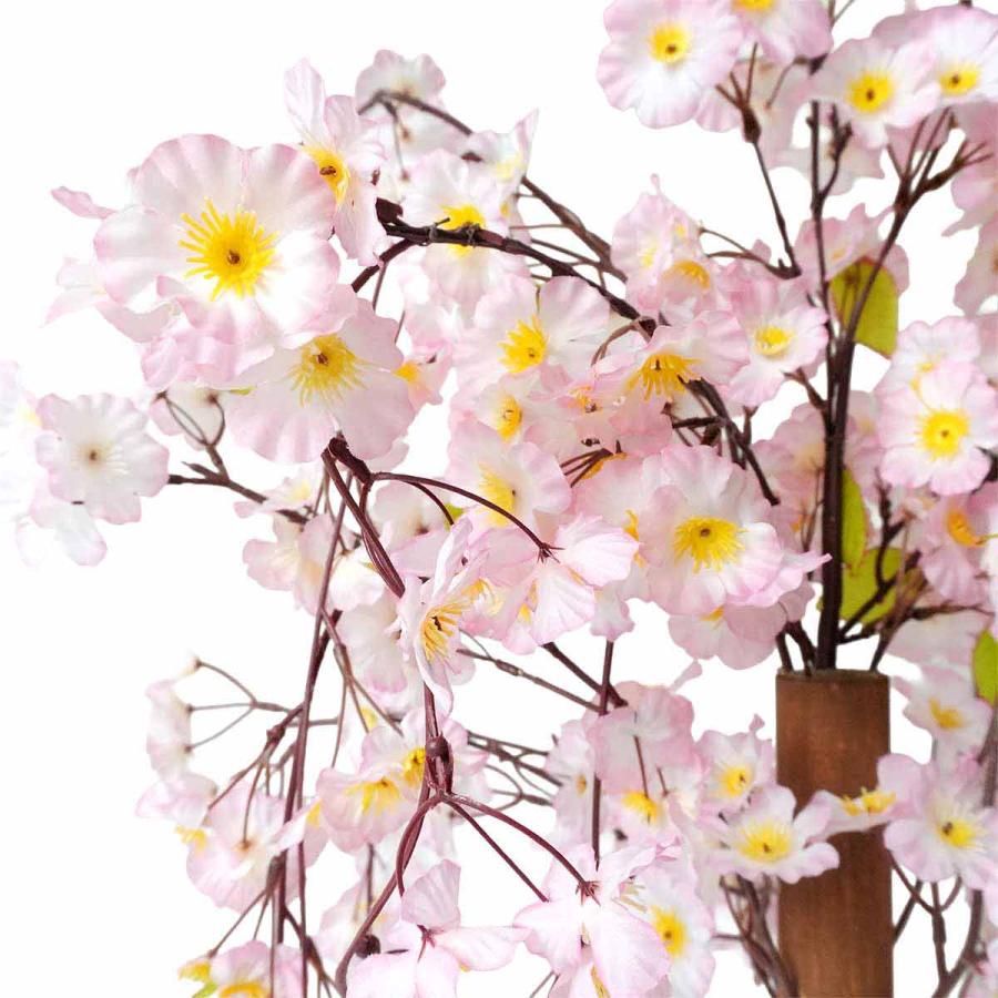 桜 さくら サクラ フェイクグリーン_しだれ桜立ち木 高さ150cm 1台_53-3-4-2_8186-544の画像