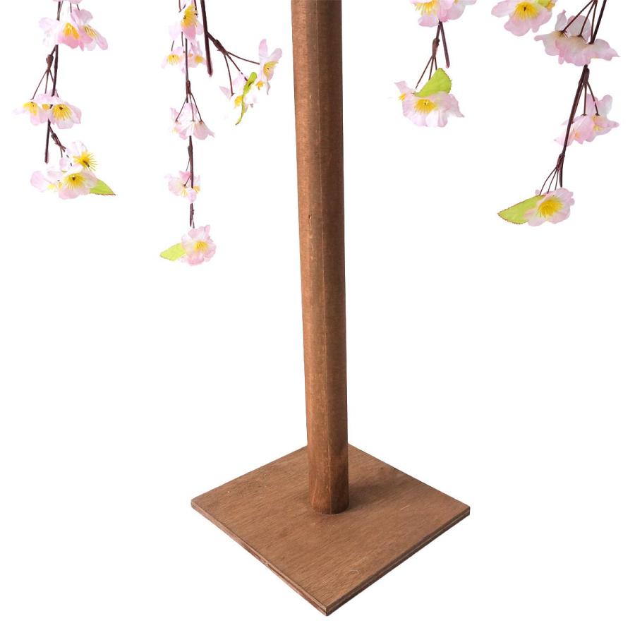 桜 さくら サクラ フェイクグリーン_しだれ桜立ち木 高さ150cm 1台_53-3-4-2_8186-544の画像