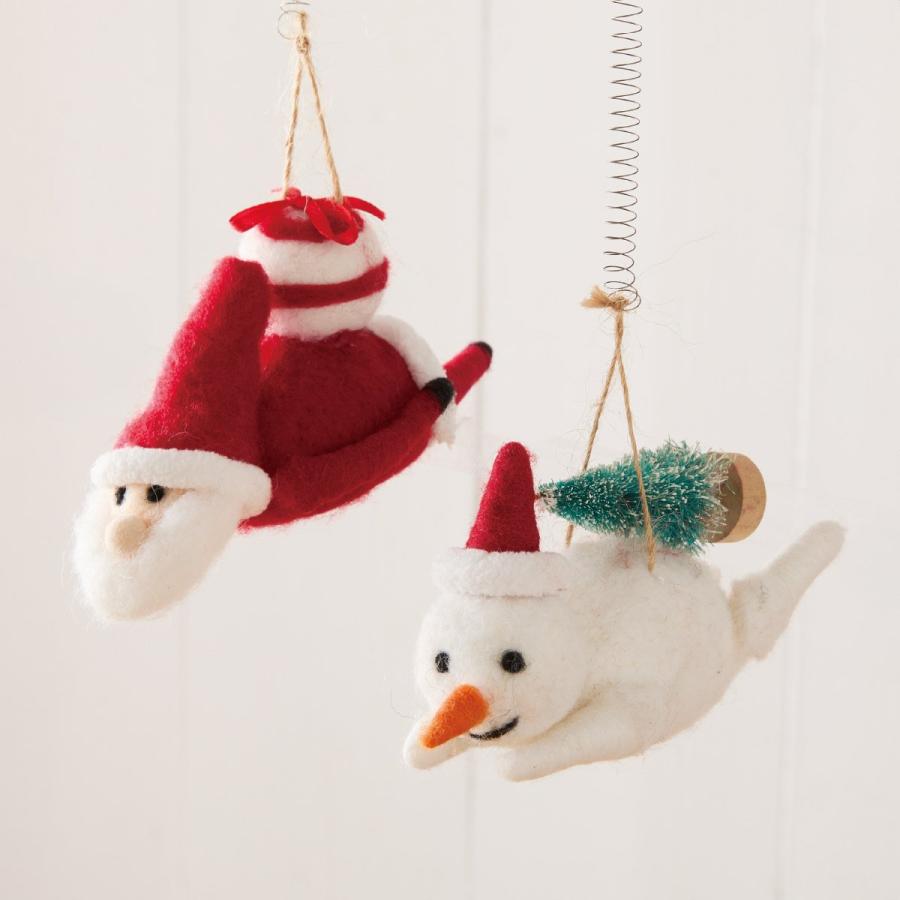 クリスマス オーナメント クリスマスツリー 飾り_びよんびよんフェルト