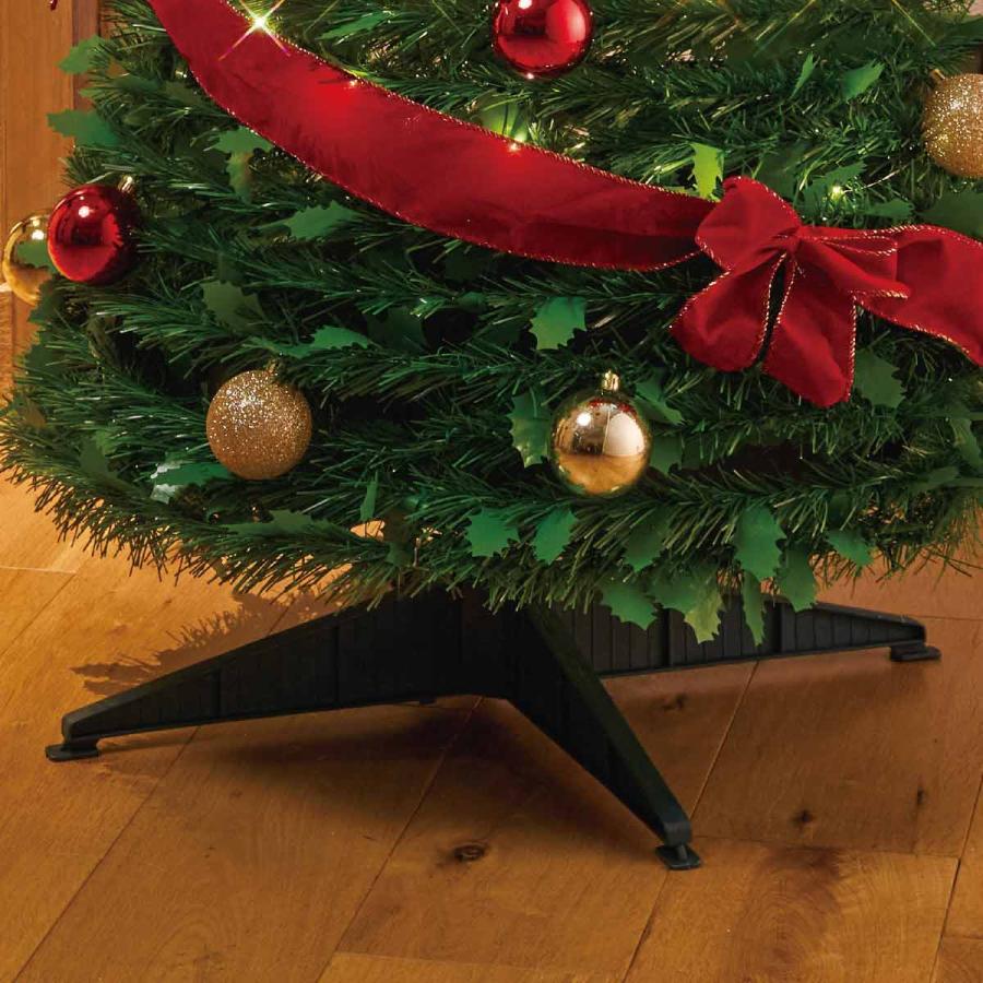 クリスマスツリー 180cm ledライト 北欧_ライト付きポップアップ