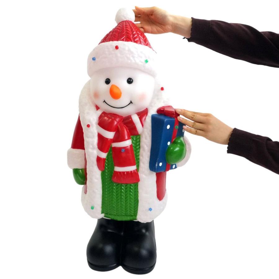 イルミネーション 屋外 led おしゃれ_LEDブローライト スノーマン 1台_