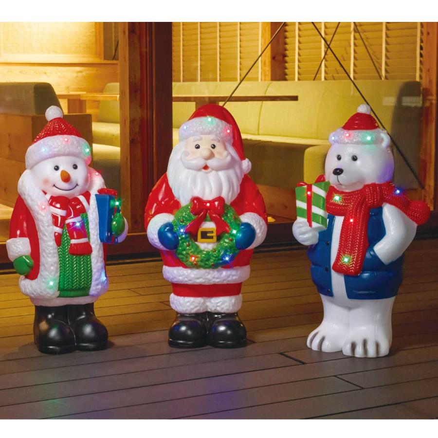 イルミネーション 屋外 led おしゃれ_LEDブローライト スノーマン 1台_