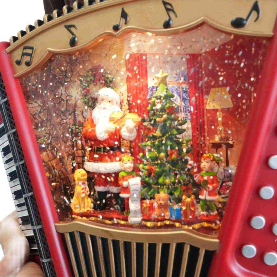 スノードーム 飾り 飾り付け 装飾_LEDスノーイングライト