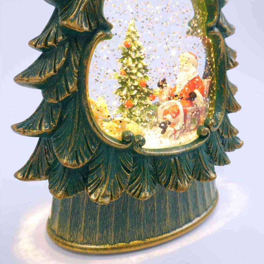 スノードーム 飾り 飾り付け 装飾_LEDスノーイングライト クリスマス