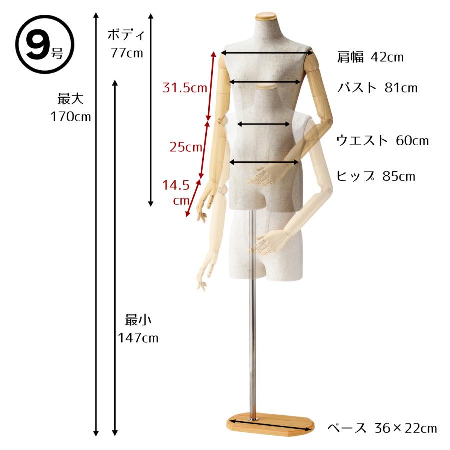 【良品】トルソー レディース 腕つき 女性用 ストア・エキスプレス マネキン トルソー レディース 女性_婦人腕付き