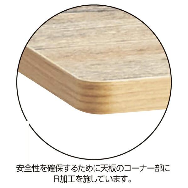 ストア・エキスプレス 木製作業台 ラスティック柄 両側天板タイプ 1台_