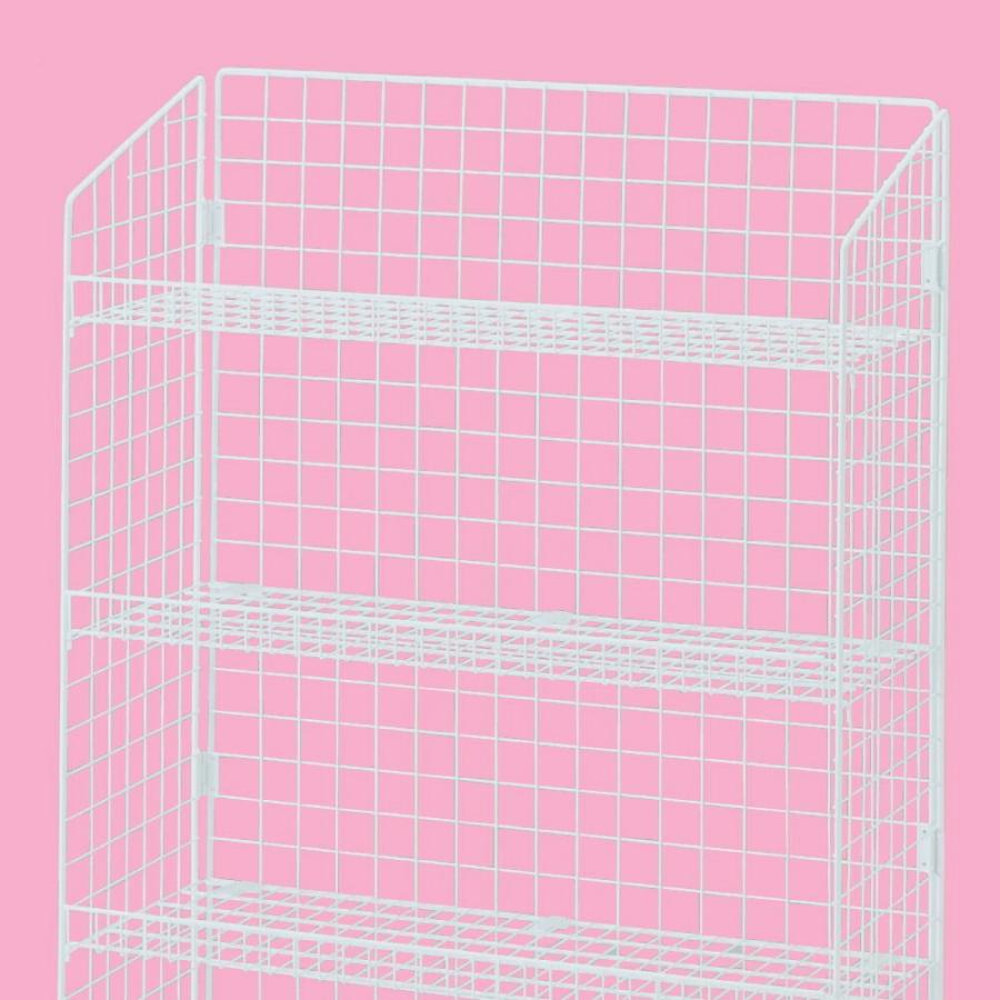 ネットラック キャスター付き 幅92cm高さ180 cm　ネット什器 ストア・エキスプレス ラック 棚 収納 商品棚_業務用5段ネットラック