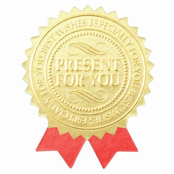 ストア・エキスプレス 【100枚入り】リボン型シールプレゼント