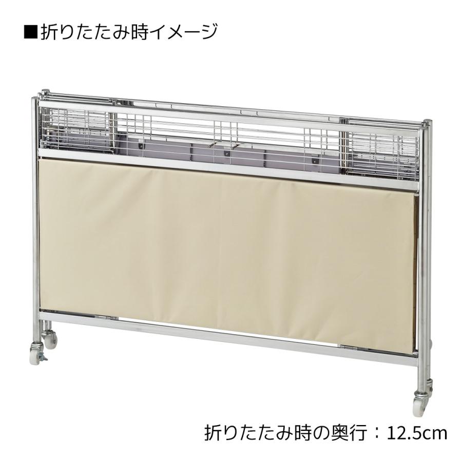 ストア・エキスプレス ワゴン バスケットワゴン 販売台 陳列台_中折れ