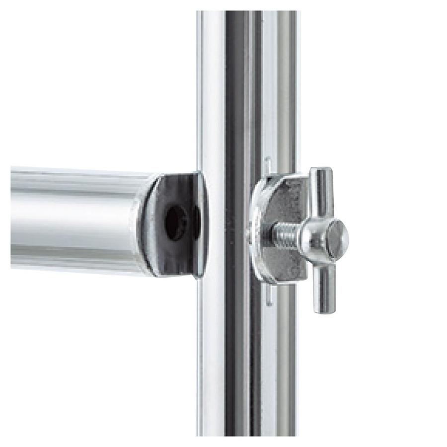 ストア・エキスプレス 重量用2段ハンガーラック 幅120cm 白 1台_61-818