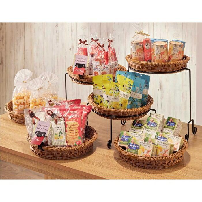 ストア・エキスプレス PP製丸型バスケット用スタンド 1台_61-655-36