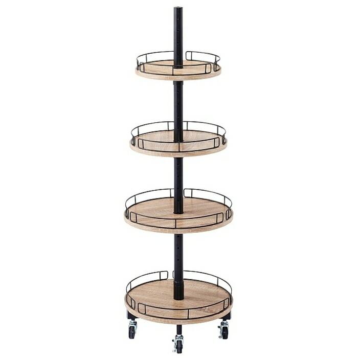 ストア・エキスプレス ラウンドタワー什器 4段 直径45cm 1セット_61