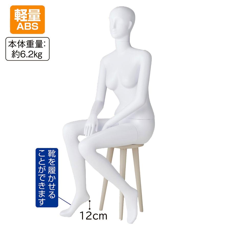 ストア・エキスプレス マネキン トルソー レディース 女性_軽量ABS製