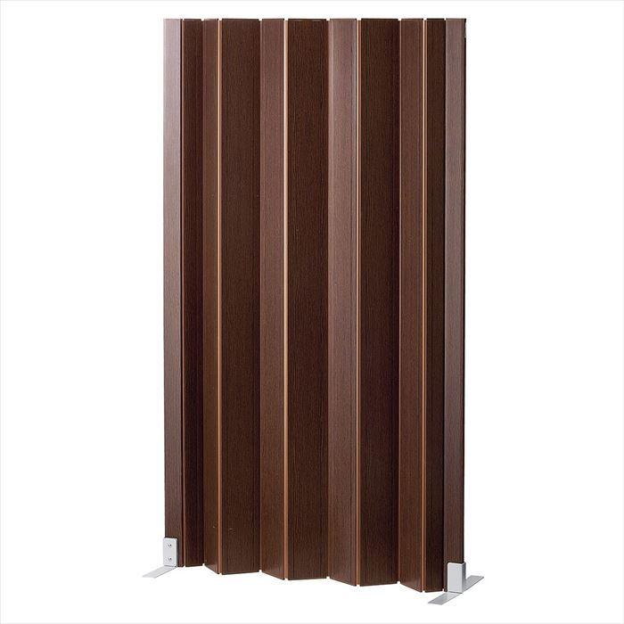 衝立間仕切り ヨシ入りデラックスタイプ衝立 外枠ブラウン色仕上げ 1