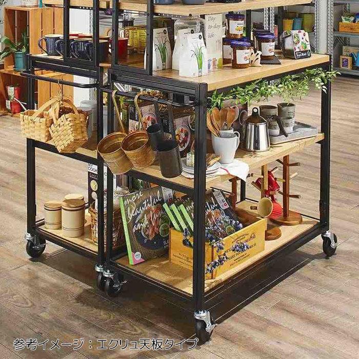 ストア・エキスプレス ワゴン 販売台 陳列台_ハコマルシェブラック