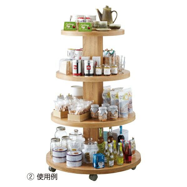 ストア・エキスプレス テーブル 什器 陳列台 販売台_多段式ラウンド