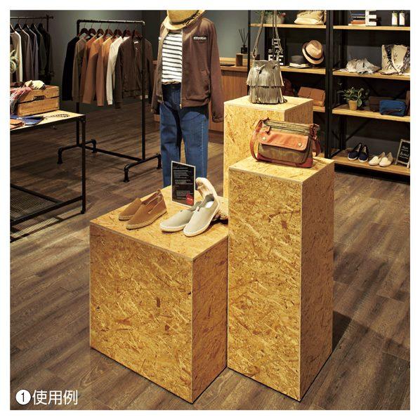 美品！木製 キューブ　ステージ 木製キューブステージ 60cm ホワイト ［ストエキオリジナル］