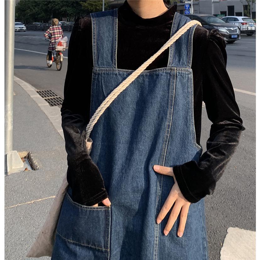 サロペット デニム オーバーオール レディース スカート ワンピース
