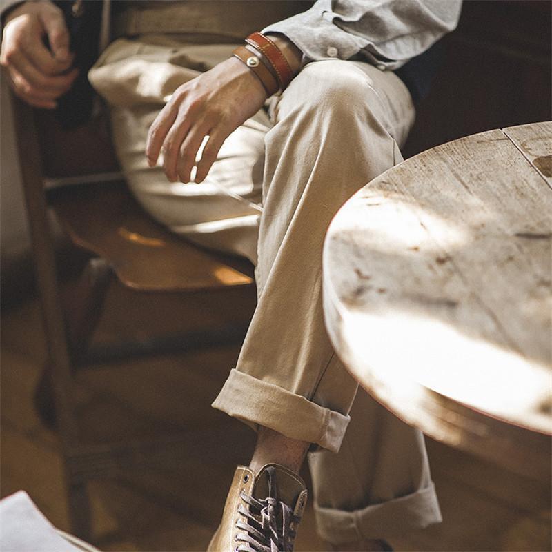 チノパン メンズ パンツ スポーツ 薄手 ボトムス ゴルフウェア 夏