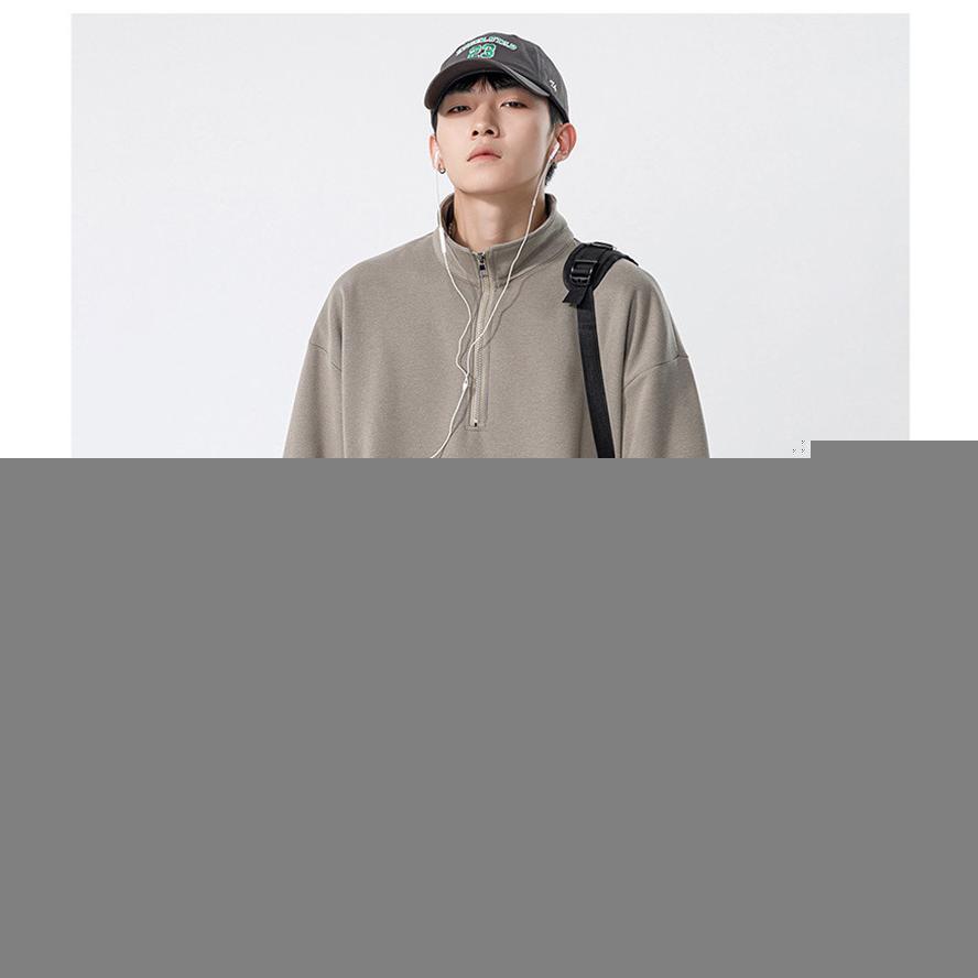 ゴルフウェア メンズ ポロシャツ ゴルフシャツ ハーフジップ プルオーバー トレーナー ハイネック シンプル ゆったり 防寒 通学 通勤 春 秋冬 | ブランド登録なし | 11