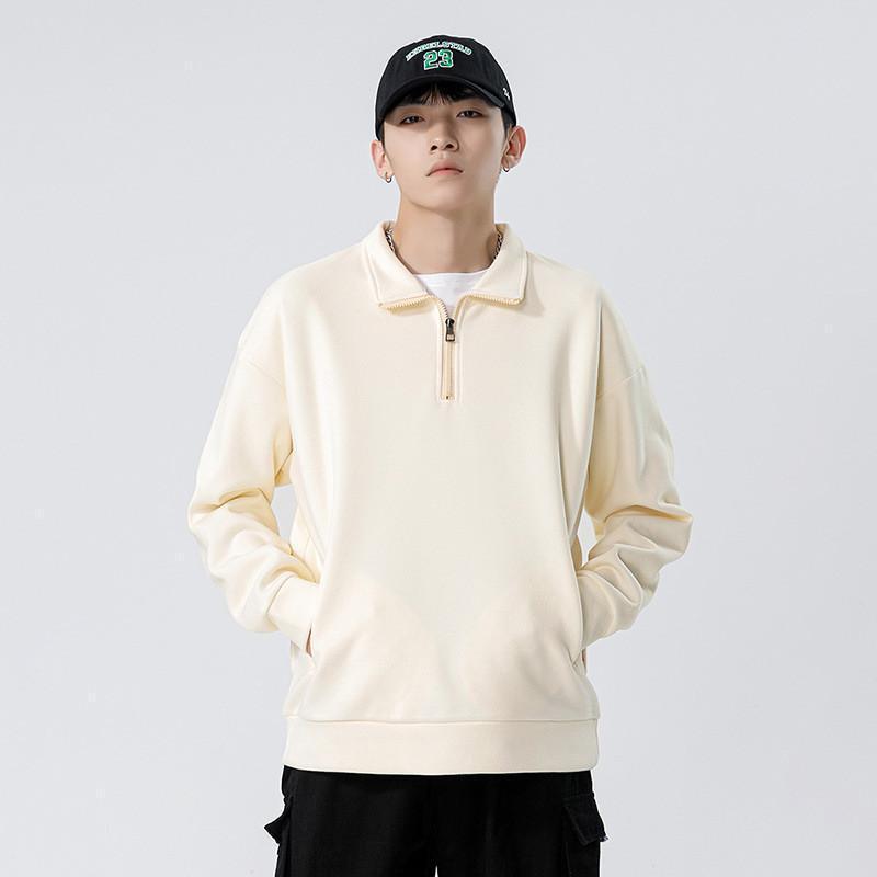 ゴルフウェア メンズ ポロシャツ ゴルフシャツ ハーフジップ プルオーバー トレーナー ハイネック シンプル ゆったり 防寒 通学 通勤 春 秋冬 | ブランド登録なし | 09