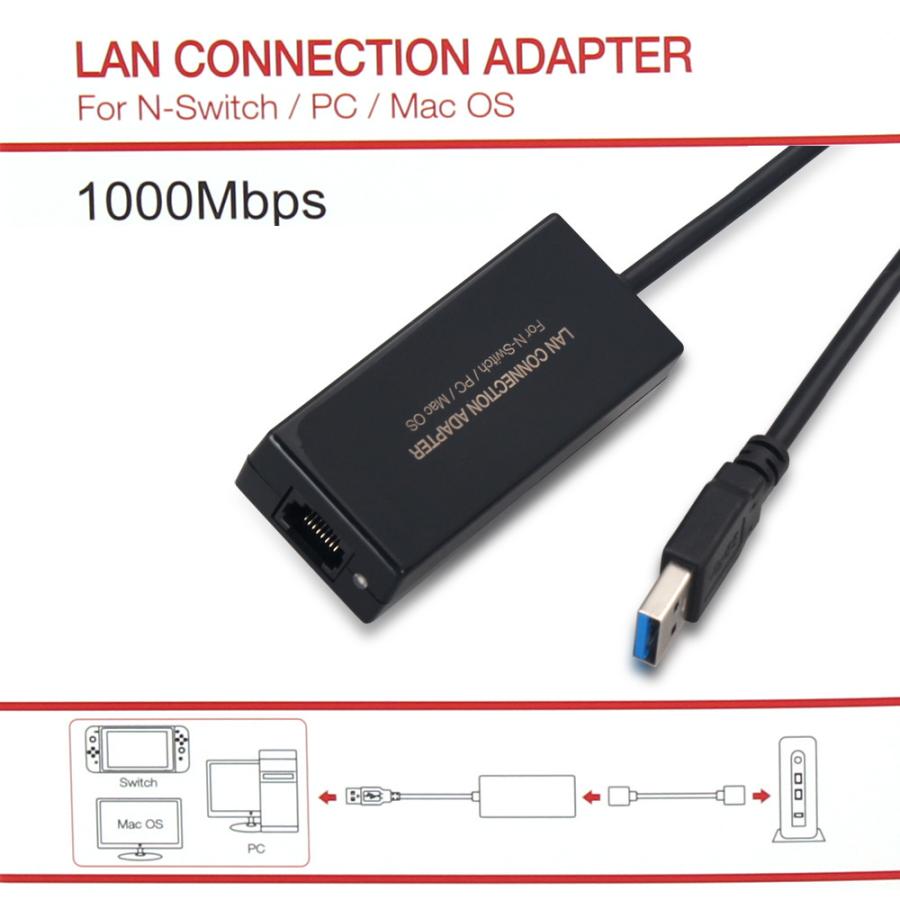 有線lanアダプタ Nintendo Switch 1000mbps Lanアダプター Usb2 0 超高速 高耐久性 Wii