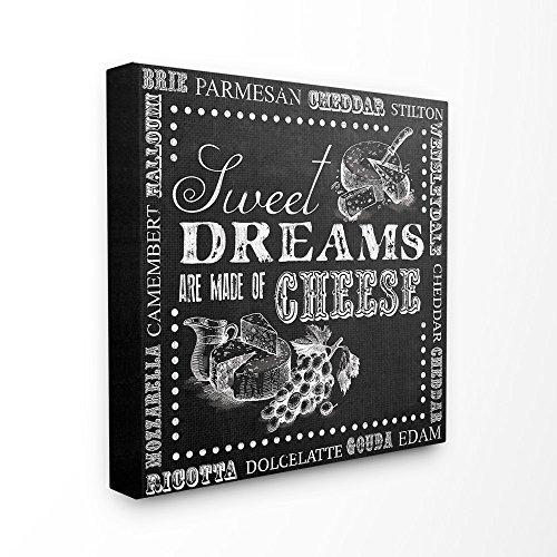 早割クーポン 送料無料 Stupell Industries Sweet Dreams チーズ黒板イラスト オーバーサイズ ストレッチキャンバス ウォー B07f3gx2dv グローバル ストア 通販 Yahoo ショッピング 高級感 Blog Lonolife Com
