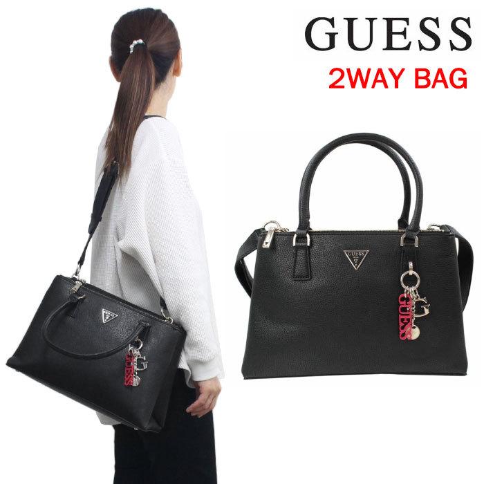 GUESS（ゲス） バッグ VG774206 BLACK BECCA チャーム付き トート