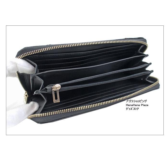 ゲス 財布 VG788146 BLACK NAYA Large Zip Around Wallet GUESS ラウンドファスナー 長財布