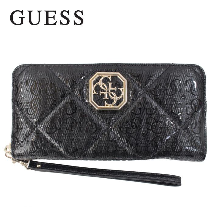 GUESS ゲス 財布 SG797146 BLACK 多角形プレート ラウンド GUESS ゲス 財布 SG797146 BLACK 多角形プレート ラウンド