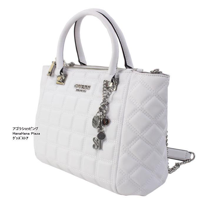 GUESS（ゲス） バッグ VY811106 WHITE KAMINA キルティング チャーム