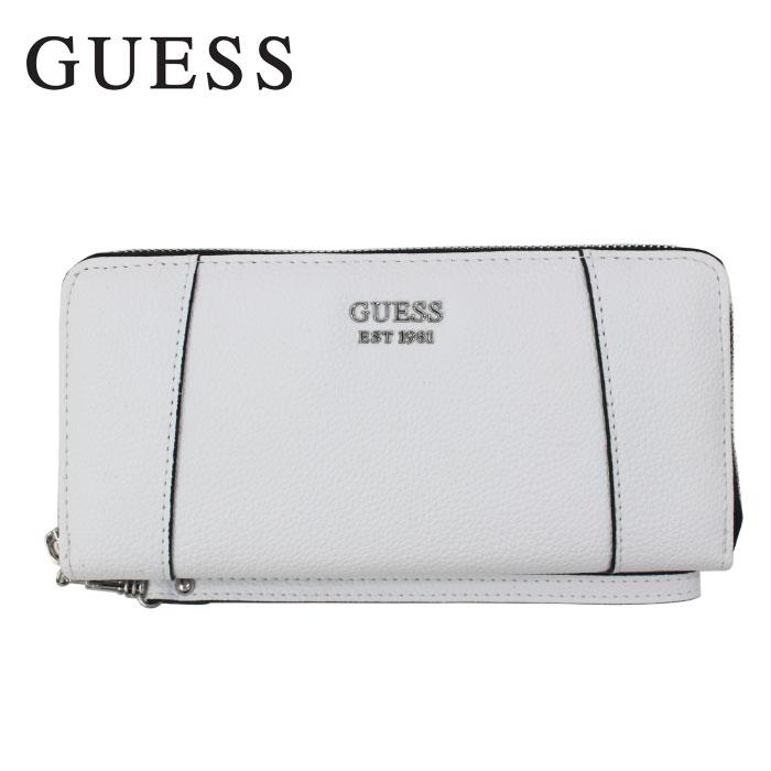 GUESS（ゲス） 財布 VY788146 WHITE NAYA SLG Large Zip Around Wallet